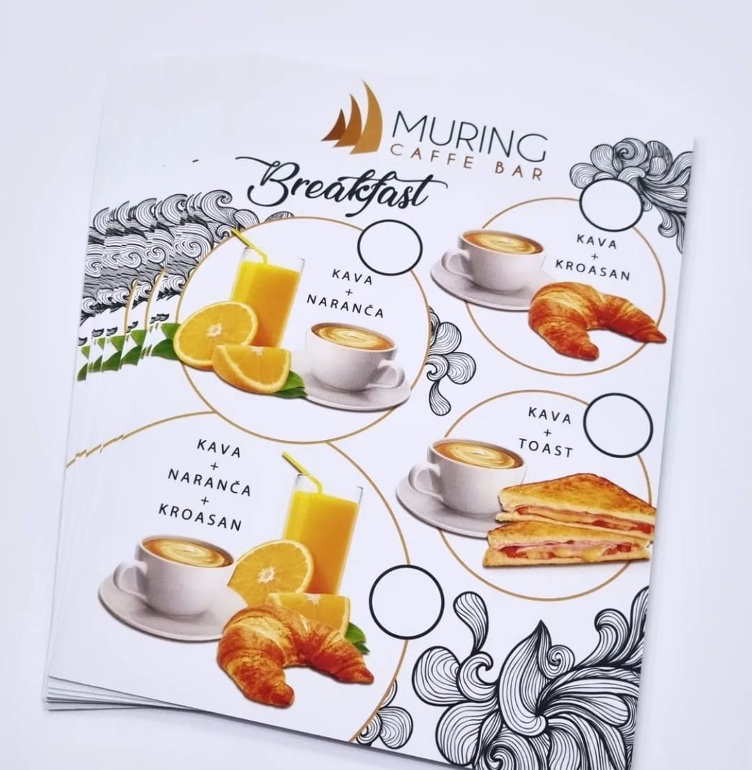 Jednolisni plastificirani cjenici