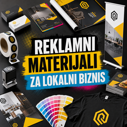 Reklamni materijali za lokalni biznis: što stvarno pomaže da vas kupci zapamte